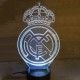 Veilleuse LED football Real Madrid