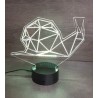 Veilleuse LED escargot