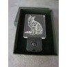 Porte-clés LED lumineux Chat tigré