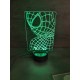 lampe 3D Led Spiderman