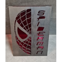 décoration en bois Spiderman modèle 1