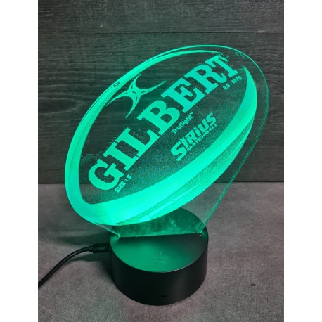 Veilleuse LED rugby 3D