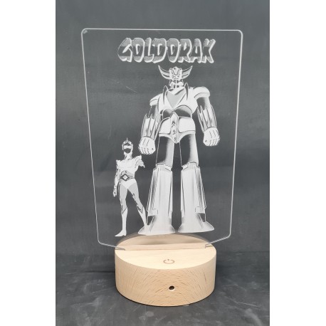 lampe 3D Goldorak