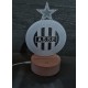 Veilleuse LED football AS st Etienne