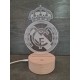 Veilleuse LED football Real Madrid