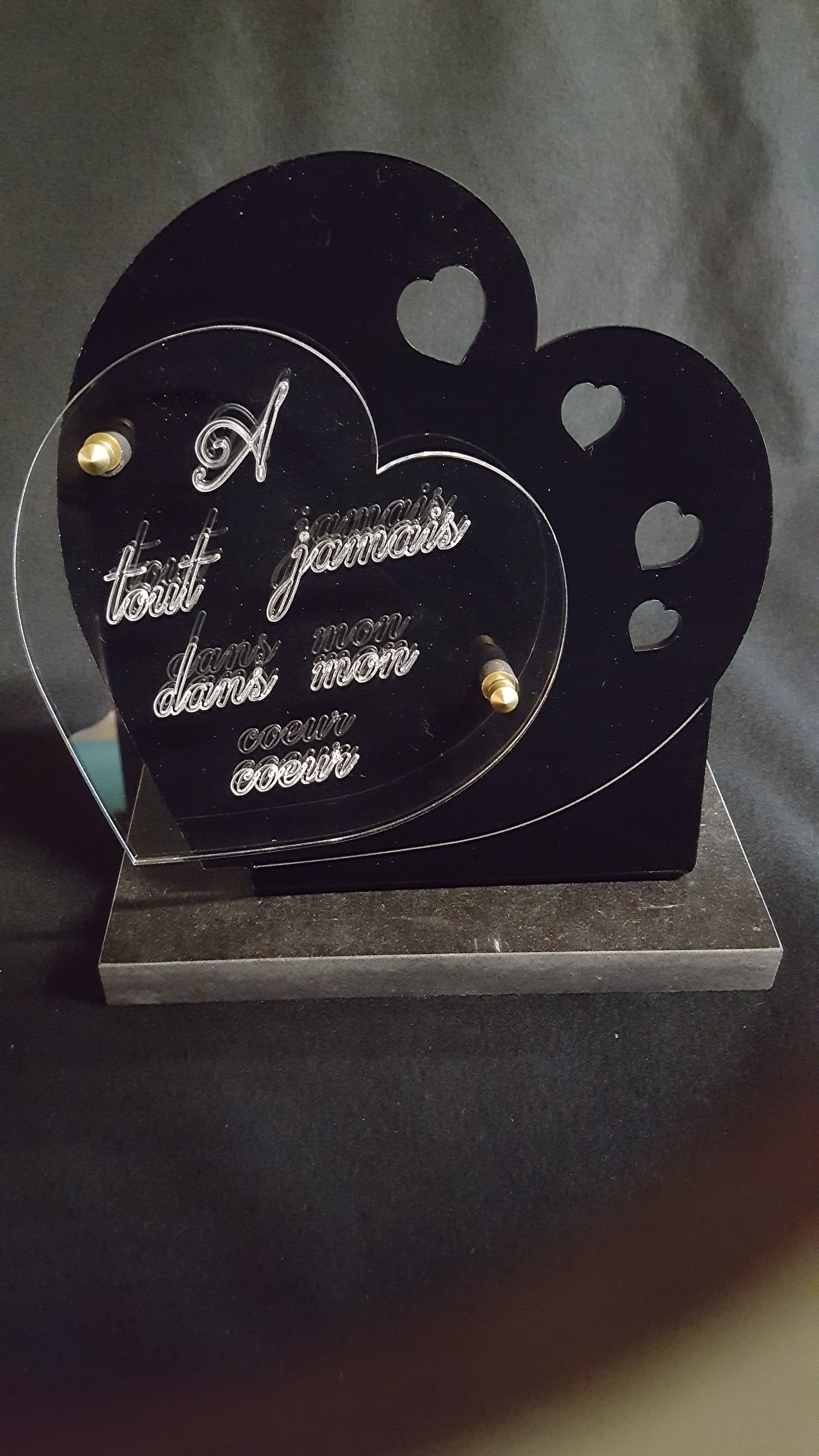 Plaque Funéraire Amour Réf: 518