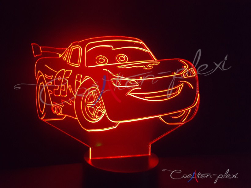 veilleuse LED , lampe de décoration cars