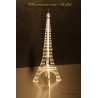 Tour Eiffel plexiglas gravé