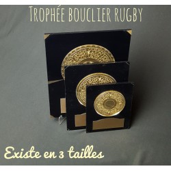 Trophée rugby bouclier